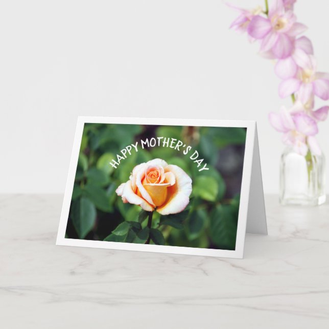 Tarjeta Elegante Rosa floral (Orquídea)