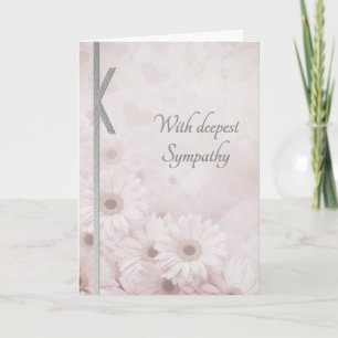 Tarjeta Elegante simpatía floral
