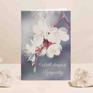 Tarjeta Elegante Simpatía floral por la floración