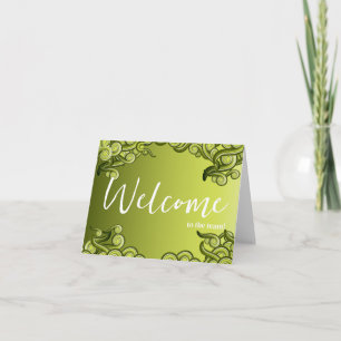 Tarjeta Elegante simple personalizado Bienvenido al equipo
