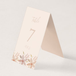 Tarjeta Elegante Terracota Rubor Watercolor Personalizado