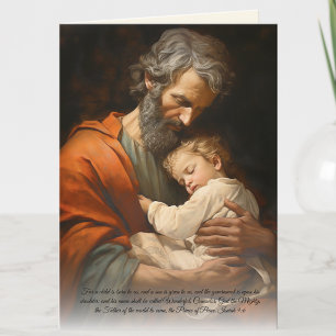 Tarjeta Elegante versículo de la Sagrada Escritura de San 