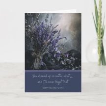 Elegante y Malhumorado Lavendr Oscuro Floral Día d