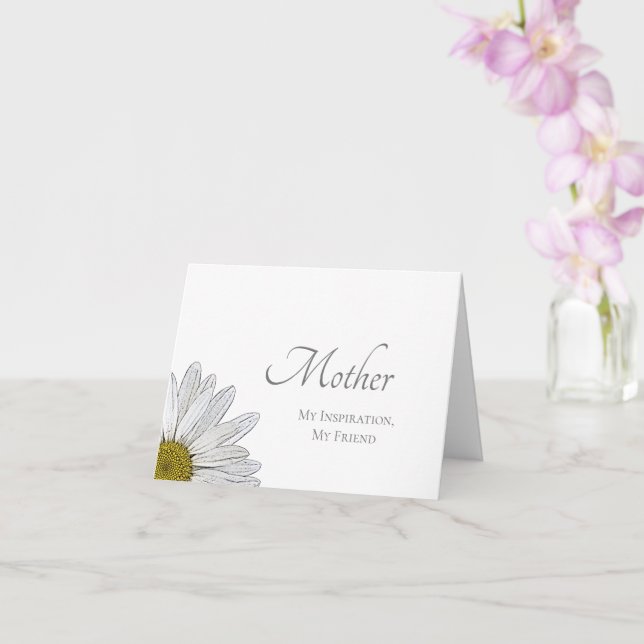 Tarjeta Elegante y moderno Día de la Madre (Orquídea)
