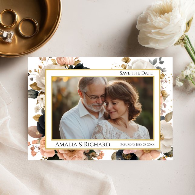 Tarjeta elegante y personalizable de 'Save the Dat (Subido por el creador)