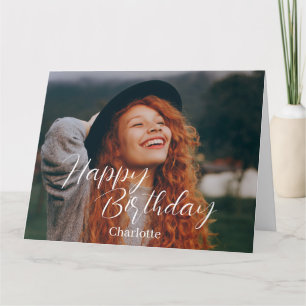 Tarjeta Elegante y simple caligrafía Aniversario elegante 