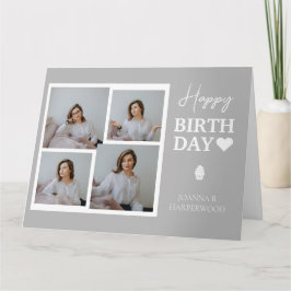 Tarjeta Elegante y simple caligrafía Aniversario elegante