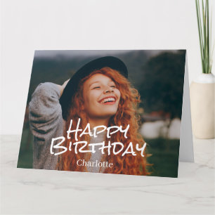 Tarjeta Elegante y simple caligrafía Aniversario elegante 