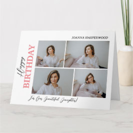 Tarjeta Elegante y simple cumpleaños moderno estilo 4 foto