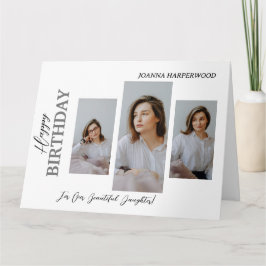 Tarjeta Elegante y simple cumpleaños moderno estilo 4 foto