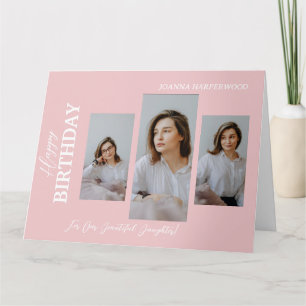 Tarjeta Elegante y simple cumpleaños moderno estilo 4 foto