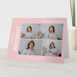 Tarjeta Elegante y simple cumpleaños moderno estilo 4 foto