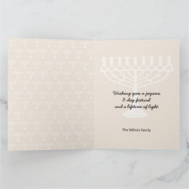 Tarjeta Elegantes Felicitaciones de Janucá