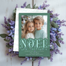 Elegantes Navidades de fotografía de lavanda verde