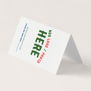 TARJETA ELEGANTES PERSONALIZABLES BLANCOS MODERNOS VERIFIC