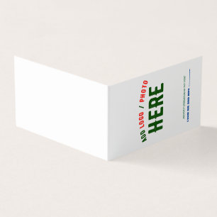 TARJETA ELEGANTES PERSONALIZABLES BLANCOS MODERNOS VERIFIC