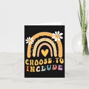 Tarjeta Elegir incluir a profesores de autismo en educació