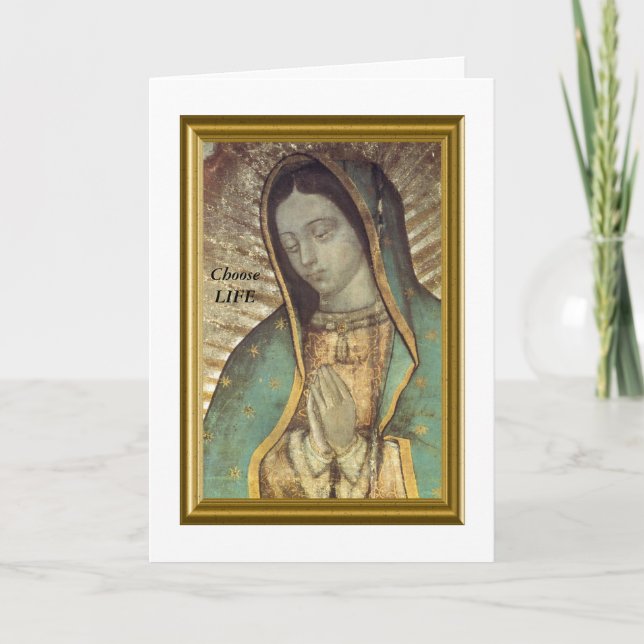 Tarjeta Elegir vida (Anverso)