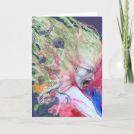 Tarjeta elemental de grito