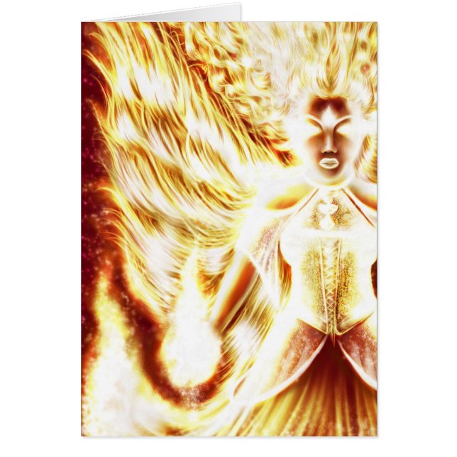Tarjeta elemental del fuego de Nellis Eketorp (Frente)