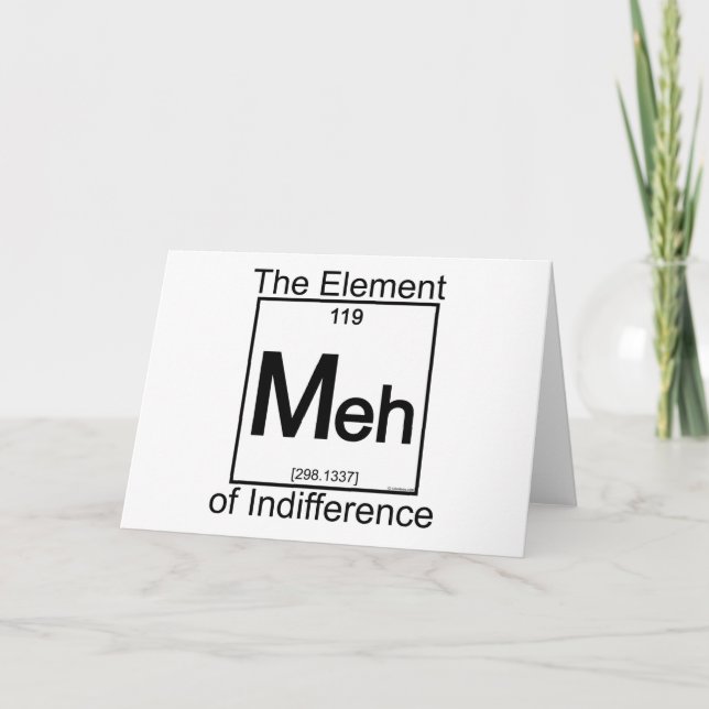 Tarjeta Elemento MEH (Anverso)