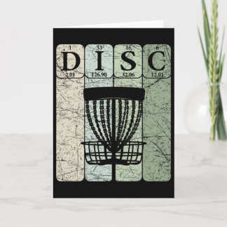 Tarjeta Elementos de la Tabla Periódica de Disc Golf Jugad