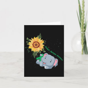 Tarjeta Elephant Faith Hope Luchar Por El Amor De La Enfer