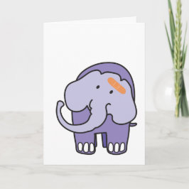 Tarjeta Elephant Get Well Card