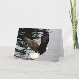 Tarjeta elevación del águila