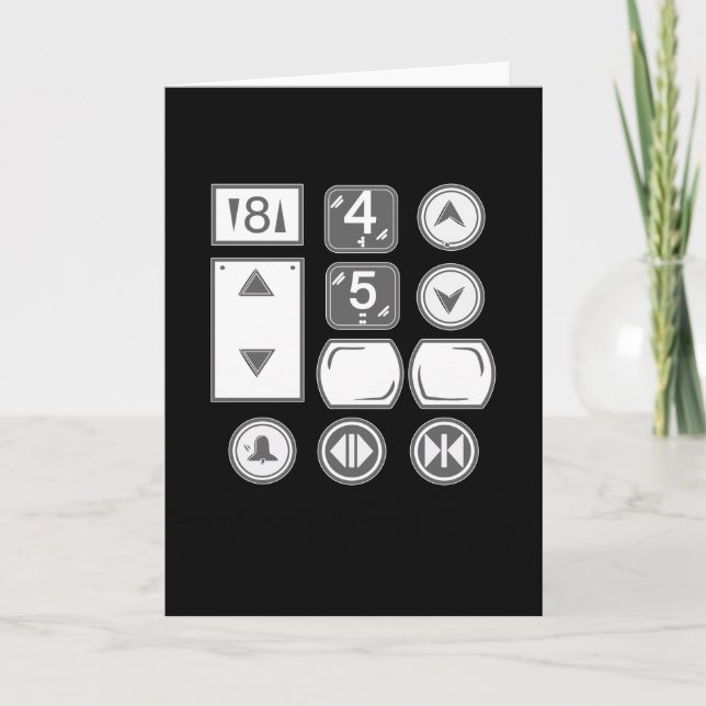 Tarjeta Elevador de botones Elevador Elevador Elevador Ele (Anverso)