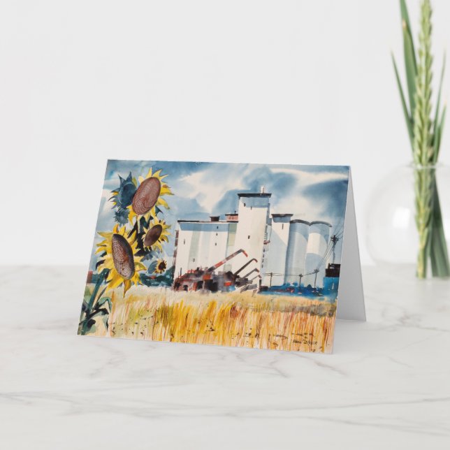 Tarjeta Elevador de granos, Kansas | Robert Johnson (Anverso)