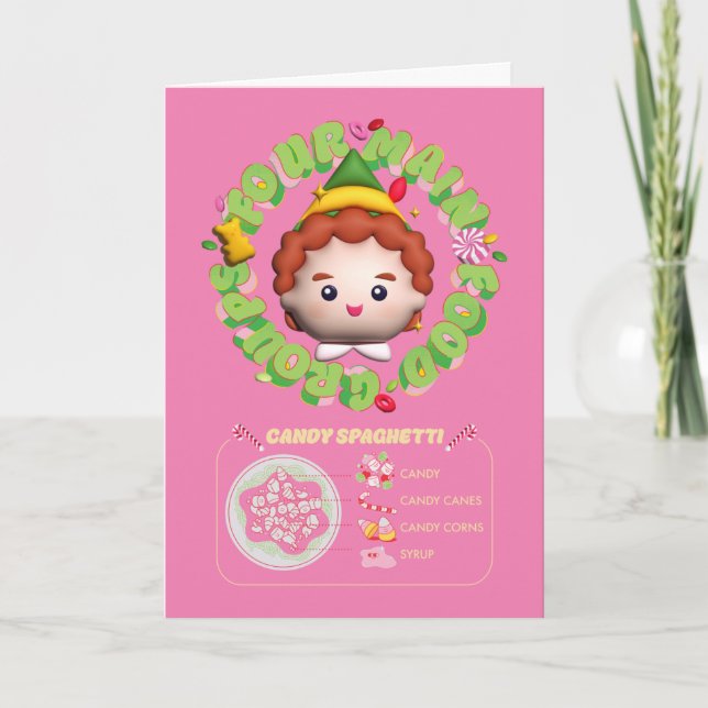 Tarjeta Elf la película | Cuatro grupos principales de ali (Anverso)