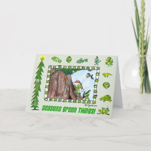 Tarjeta Elf Seasons Green Things