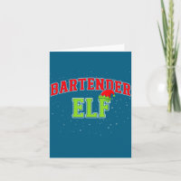 Elfo Barman Navidad Familiar Grupo Xmas Combinació