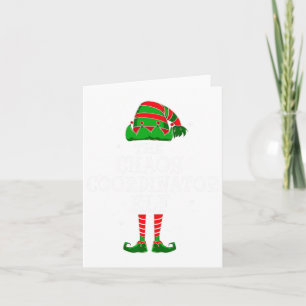 Tarjeta Elfo coordinador del caos Grupo familiar coinciden