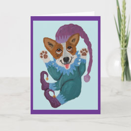Tarjeta Elfo Corgi