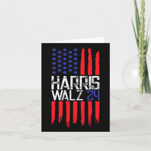 Tarjeta Elige a Kamala Harris y amp; Tim Walz 2024 America