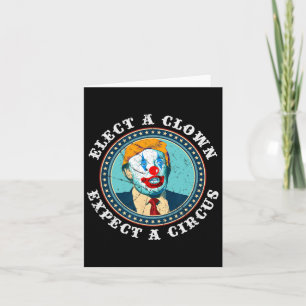Tarjeta Elige A Un Payaso Esperando Un Circo En Camiseta A