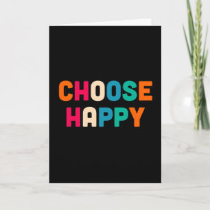Tarjeta Elige feliz