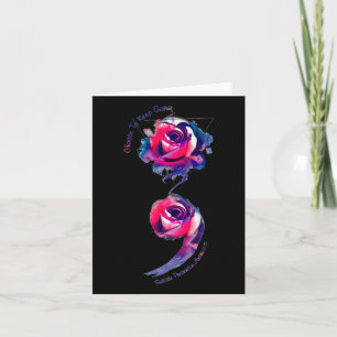 Tarjeta Elija Mantener La Conciencia Sobre La Prevención D