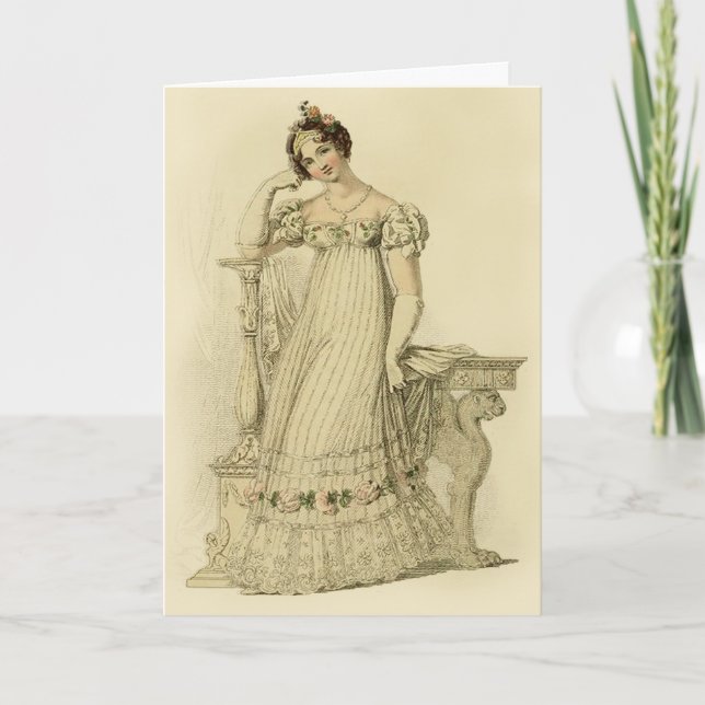 Tarjeta Elinor, Jane Austen inspiró, cita de Jane Austen (Anverso)