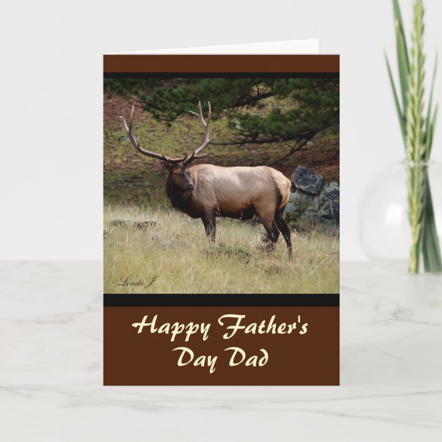 Tarjeta Elk in the Wild (Anverso)