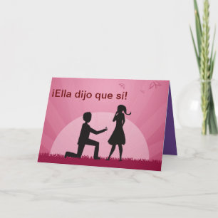 Tarjeta Ella dijo Sí, en español