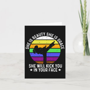 Tarjeta Ella Es Belleza Es Gracia Te Matará Karat