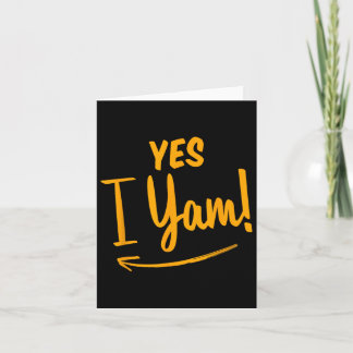 Tarjeta Ella es mi batata Yo soy pareja Yam Gracias