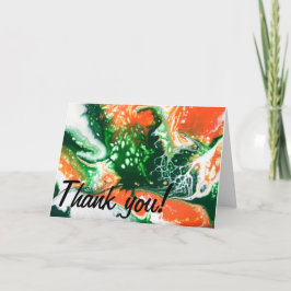 Tarjeta "Ella florece como la Amazonía" Gracias