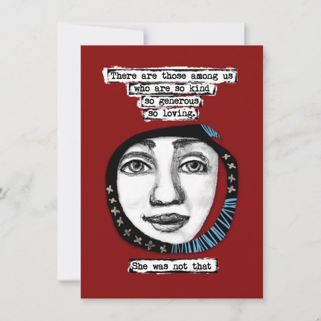 Tarjeta Ella No Era Esa Cartas De Saludo (Anverso)