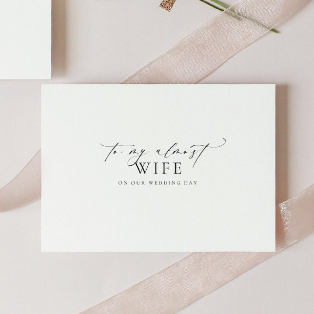 Tarjeta Ellesmere A Mi Día De La Boda Casi De Esposas (Subido por el creador)