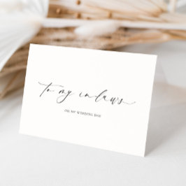 Tarjeta Ellesmere A Mi Día De La Boda En Las Leyes