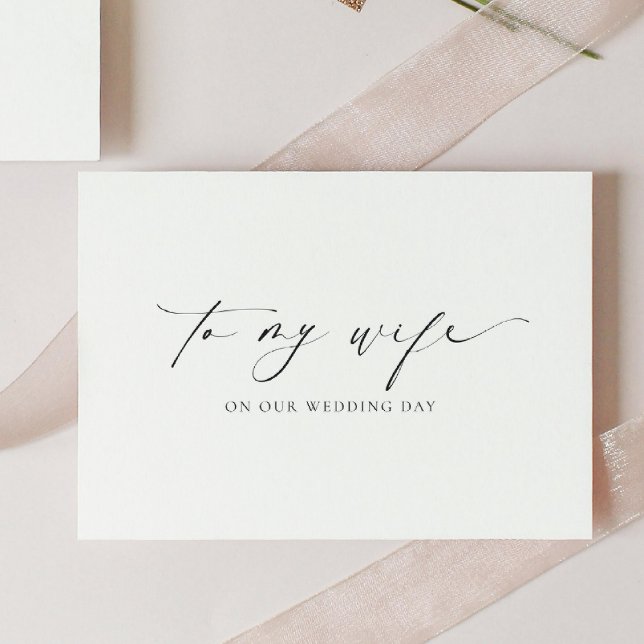 Tarjeta Ellesmere A Mi Día De Matrimonio De Esposa (Subido por el creador)